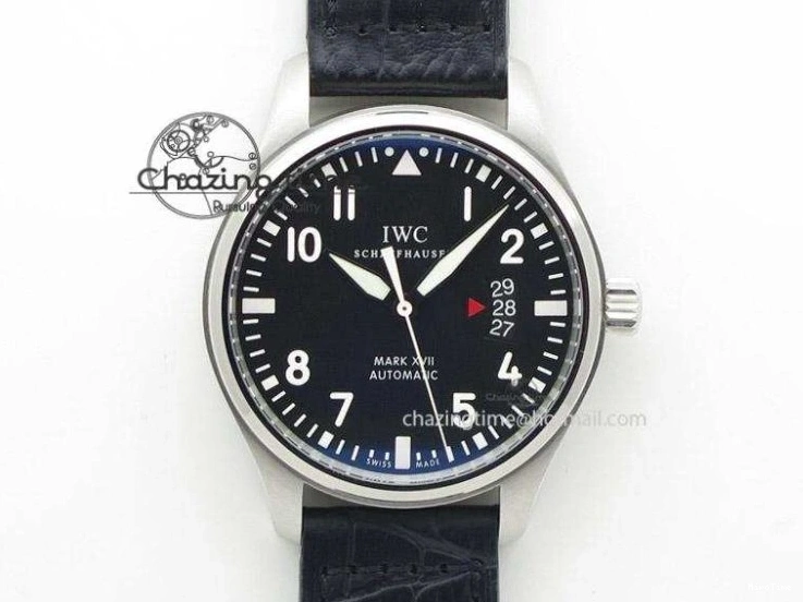 MIROTIME 0321 Pilot Chrono IW377726 ZF 1:1 Best Edition Green Dial on Brown Leather Strap A Trendsetting 7125